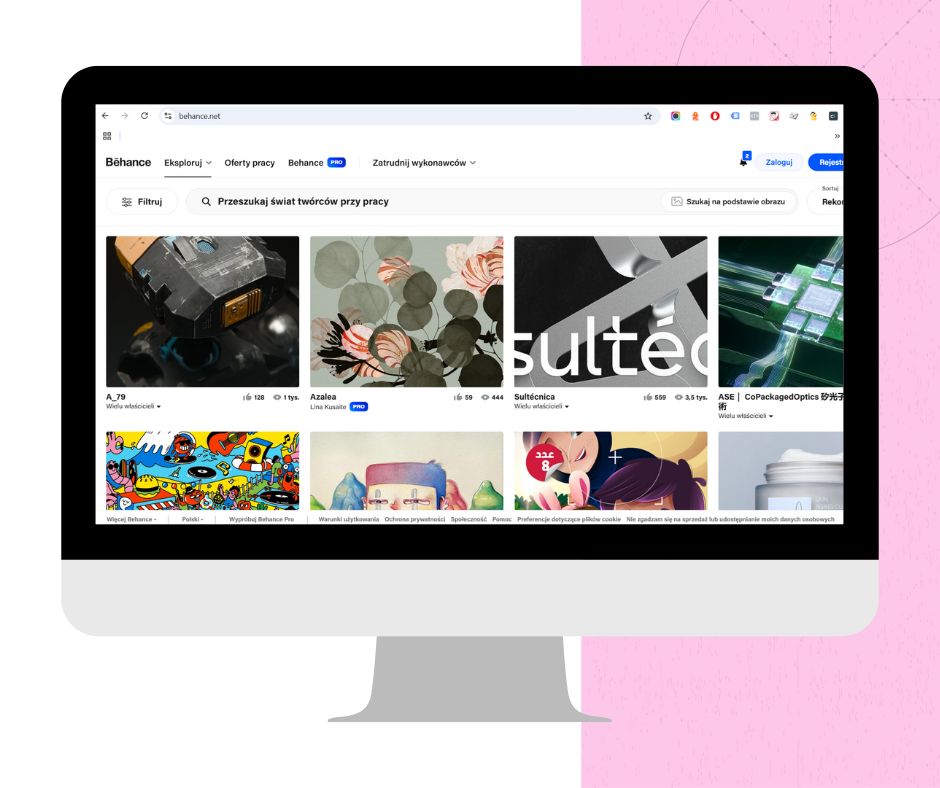 Behance podgląd